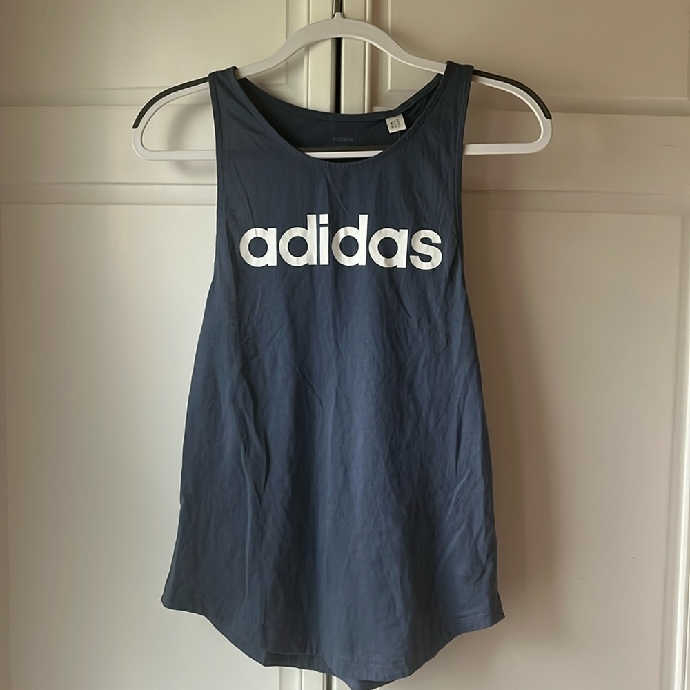 Blue Adidas Racerbank Tank Top (NWT)